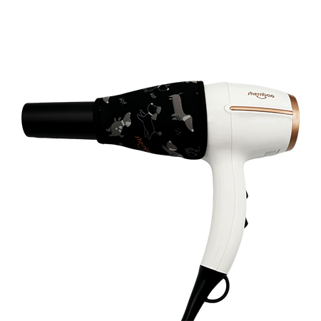 Shernbao HD-101A Professional Handheld Dog Dryer – Lightweight Pet Grooming Finishing Dryer with Heat & Speed Control