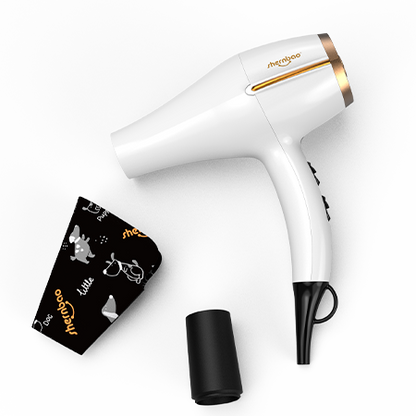 Shernbao HD-101A Professional Handheld Dog Dryer – Lightweight Pet Grooming Finishing Dryer with Heat & Speed Control